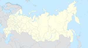 Tomsk na zemljovidu Rusije