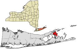 Location in Suffolk County