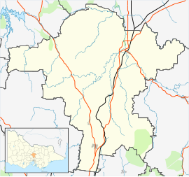 Wallan is located in Shire of Mitchell