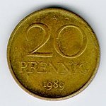 Vorderseite 20 Pfennig