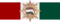Ordine della Bandiera ungherese con diamanti (2 - Ungheria) - nastrino per uniforme ordinaria