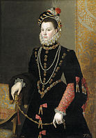 Isabel de Valois, de Juan Pantoja de la Cruz, ca. 1605.