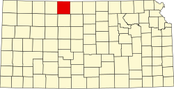 Koartn vo Phillips County innahoib vo Kansas