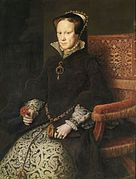 Retrato de Maria Tudor, de Antonio Moro, 1554.