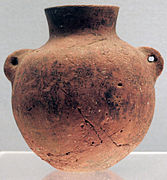 «Корчага-фляга» с ручками-ушками. Культура Пэйлиган (6000—5200 до н. э.). Шанхайский музей