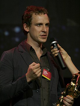 Крис Лавис на вручении Prix Ars Electronica 2008