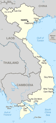 Vietnam - Mappa