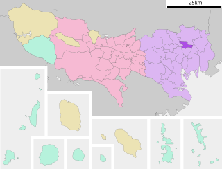 荒川区位置図