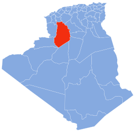 Kaart van El Bayadh