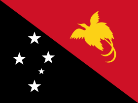 Flag of Papua New Guinea Plak bilong Papua Niugini