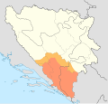 Karta Hercegovine