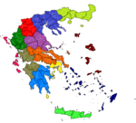 Mapa de Grècia