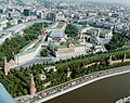 Vista aerea do Kremlin.