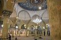 Inside the mosque