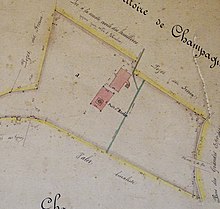 plan du puits Sainte-Barbe