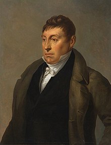 Portrait de La Fayette vers 1825.