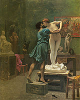 "Pygmalion ja Galatea", u 1890