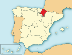 Map of Navarra