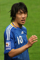 Photo of Shunsuke Nakamura playing for Japan