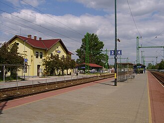 Photograph of Sülysáp railway station