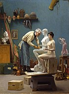 Модель скульптора (Работа по мрамору) 1890, Dahesh Museum of Art, Нью-Йорк