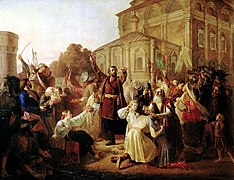 «Воззвание Минина к нижегородцам в 1611 году» (1861) М. И. Пескова. Самарский областной художественный музей.