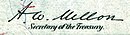 Firma di Andrew William Mellon