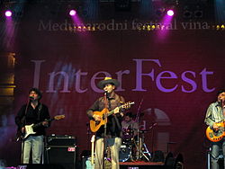 Garavi Sokak performing live at the Wine Festival in Novi Sad in 2009
