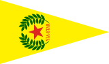 Flag of the People's Defense Forces (HPG, Formerly HRK and ARGK)[240][241]