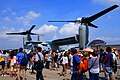 初展示となったMV-22(友好祭2014)