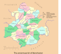 Image 17Map of the ancient parish of Manchester (from History of Manchester)