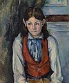 Paul Cezanne: Knabe mit roter Weste