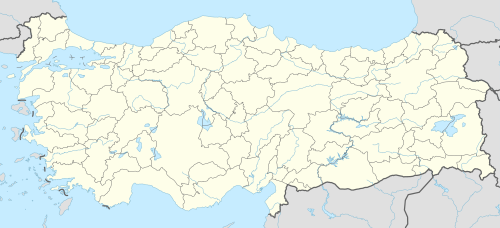 Svjetska baština u Turskoj na zemljovidu Turske