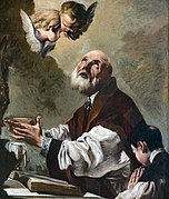La communion de saint Philippe Neri par Giuseppe Angeli