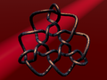 Keltischer Knoten – 3D-Computergrafik