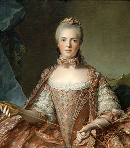 Princesa Adelaide da França, 1756.