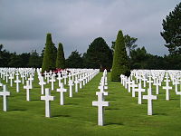 Cementeri d'Omaha Beach, Normandia, França