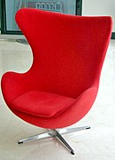 Silla Egg (1958), de Arne Jacobsen