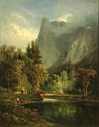 Уильям Кейт. «Скала Часовой, Йосемити», 1872