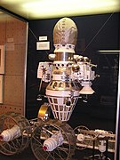 Luna 9 model at the Museum of Cosmonautics and Rocket Technology.