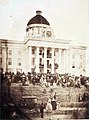 Image 54The inauguration of Jefferson Davis in Montgomery on February 18, 1861. (from History of Alabama)