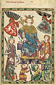 Václav II. jako autor milostných veršů, Codex Manesse