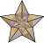 This star symbolises the featured content on Wikipedia.