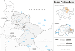 Plan regionu Prättigau/Davos