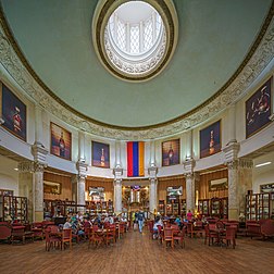 Interior do pavilhão da Armênia no Centro Panrusso de Exposições, antigo parque de exposições de produtos agrícolas em Moscou, Rússia (definição 5 146 × 5 146)