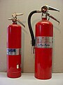 Two Super-K (potassium chloride) extinguishers