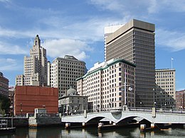 The skyline of Providence