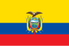 Drapeau de l'Équateur.