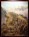 Die Gefangennahme Battistis und Filzis auf dem Monte Corno in einem Bild des Kriegsmalers Hans Bertle (Tiroler Landesmuseum)