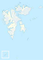 Scotia på en karta över Svalbard